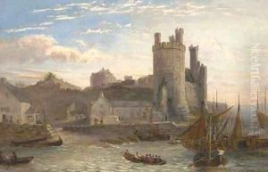 Caernarvon Castle, Wales by William Henry Vernon