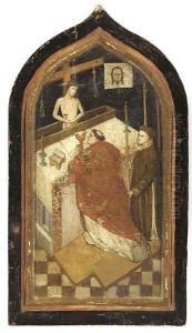 The Mass of Saint Eustace by Alvise Vivarini