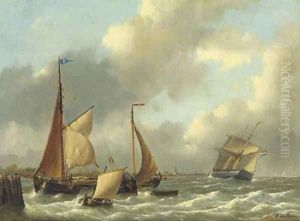 A busy estuary by Emanuel De Vries