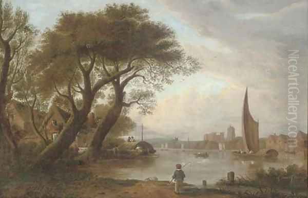 A view along the Medway, Rochester - view 1