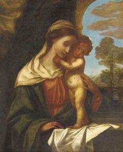 The Madonna and Child 2 by Tiziano Vecellio (Titian)
