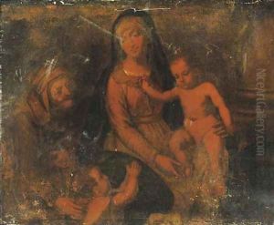 The Virgin and Child with Saint Anne and the Infant Saint John the Baptist by Tiziano Vecellio (Titian)