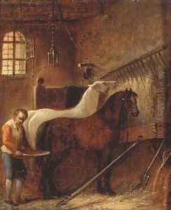 Feeding the horses by Wouter Verschuur