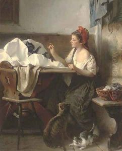 A playful moment by Ludwig Vollmar