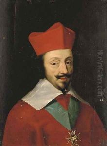 Portrait of Cardinal Richelieu by Jakob Ferdinand Voet