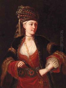 A lady by Jan-Baptiste Vanmour