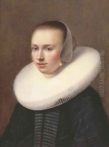 Portrait of a young lady by Johannes Cornelisz. Verspronck