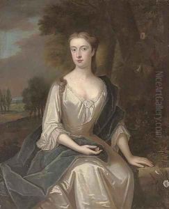 Portrait of a lady, traditionally identified as Mrs Chetham (1691-1749), nee Mary Holt by Maria Verelst