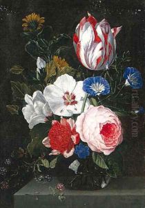 Morning glory by Nicolaes Van Verendael