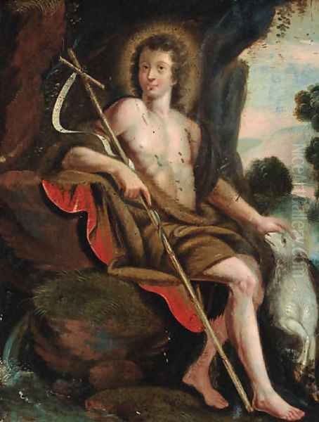 Saint John the Baptist in the wilderness - view 1