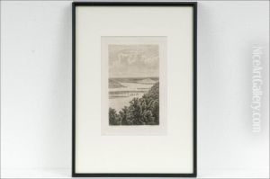 Nakyma Volgalle - Vy Over Volga by Ivan Shishkin