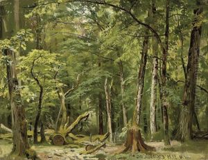 Summer In The Belovezh Forest by Ivan Shishkin