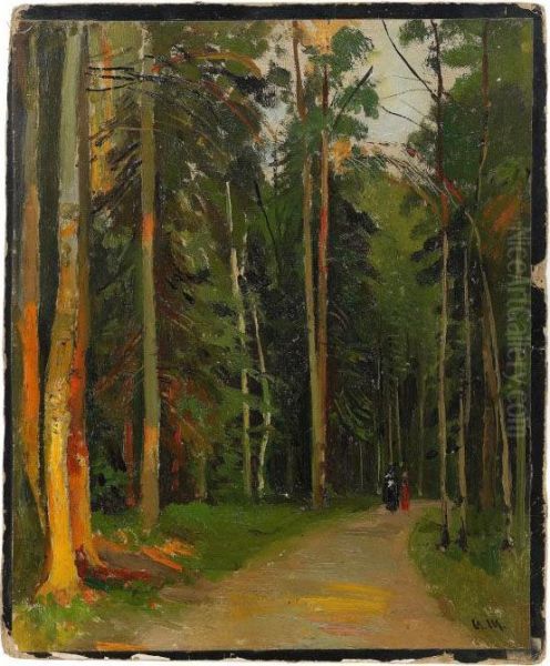 A Study; Path Through The Pine Forest by Ivan Shishkin
