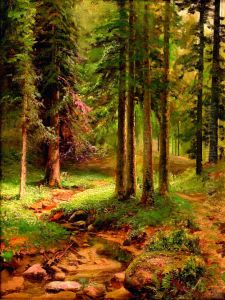 Forest Landscape by Ivan Shishkin