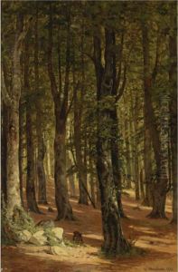 In The Woods by Ivan Shishkin