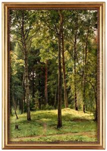 Skogslandskap by Ivan Shishkin