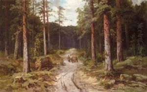 Forest Landscape. by Ivan Shishkin