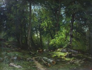 In The Forest by Ivan Shishkin