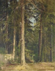 At The Edge Of The Forest by Ivan Shishkin