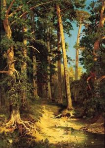 Forestscape by Ivan Shishkin