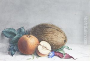 Natura Morta Con Noce Di Cocco. by Charles Henry Slater