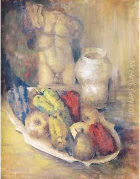 Interieur Avec Un Torso Antique - view 1