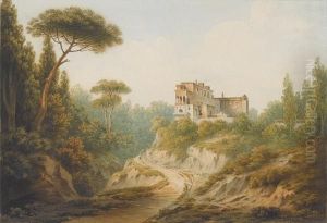 A Villa Near Capo Di Monte, Naples by John Warwick Smith