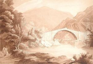 Bridge In A Rural Landscape Bridge In A Rural Landscape