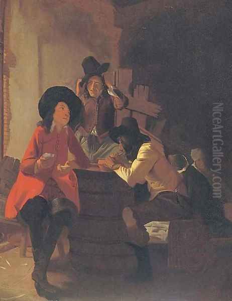 Soldiers in a tavern - view 1
