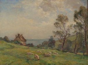 Branscombe Devon by James Herbert Snell