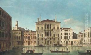 The Grand Canal, Venice, with the Palazzo Balbi by The Master Of The Langmatt Foundation Views