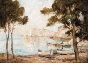 Le Pointe De Gignac, Mediterranee by James Herbert Snell