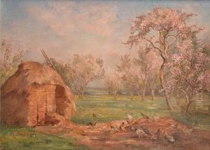 Apple Blossom - A Corner Of The Orchard by James Herbert Snell