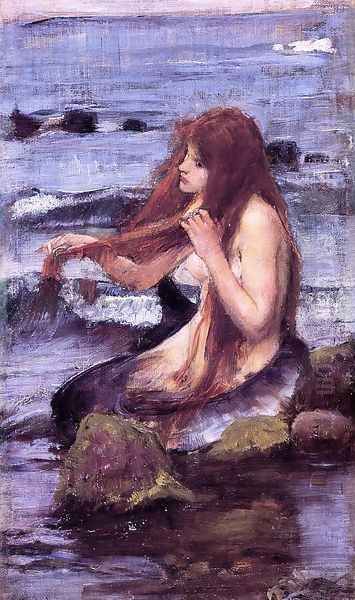 Sketch for 'A Mermaid' - view 1