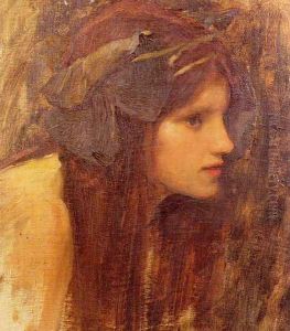 A Naiad, study 1893 by John William Waterhouse