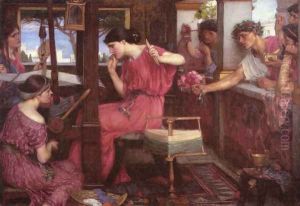 Penelope and the Suitors 1912
