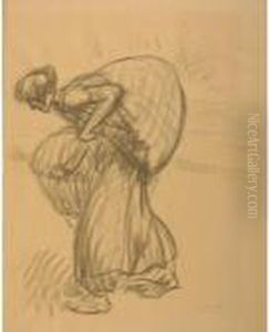 La Blanchesseuse by Theophile Alexandre Steinlen