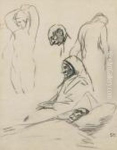 Studio Di Volti E Figure by Theophile Alexandre Steinlen