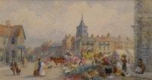 Market Day by Arthur Claude Strachan
