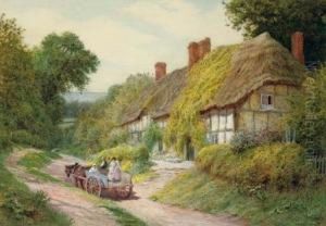 Ashton-under-hill, Worcestershire by Arthur Claude Strachan