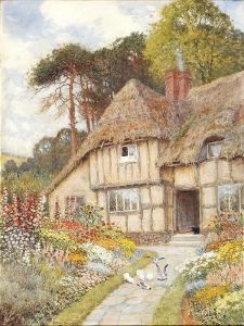 A Thatched Roofcottage A Thatched Roofcottage