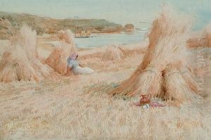 Harvest Lunch by Arthur Claude Strachan