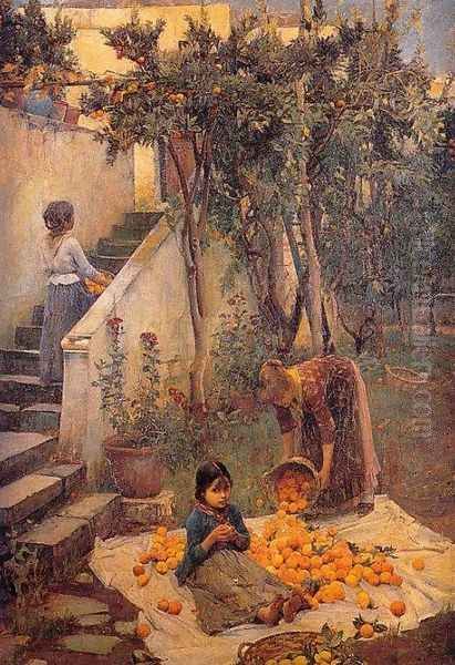 The Orange Gatherers 1890 - view 1