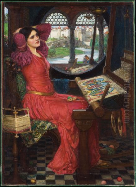 I am Half Sick of Shadows, Said the Lady of Shalott c.1916 - view 1