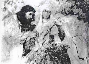 The Mystic Marriage of St Catherine by John William Waterhouse
