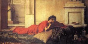 The Remorse of the Emperor Nero after the Murder of his Mother 1878 by John William Waterhouse