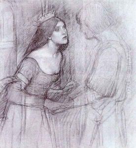Female Study 1894 by John William Waterhouse