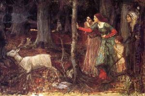 The Mystic Wood 1914-17 by John William Waterhouse