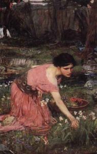 Flora 1890 by John William Waterhouse