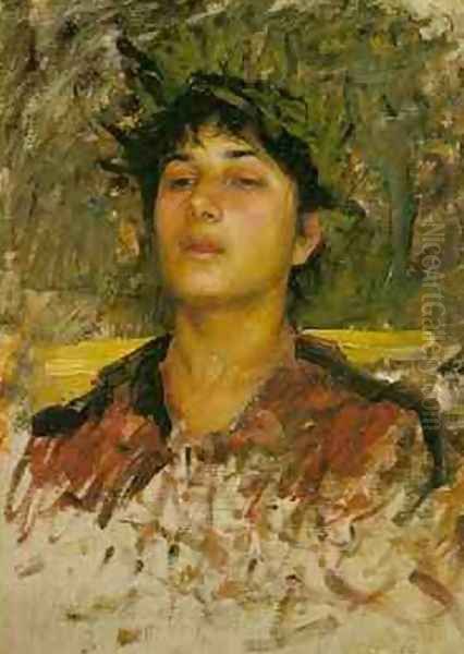 Study of the Head of a Corsican Boy - view 1